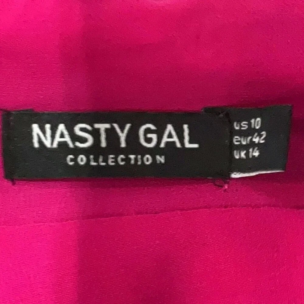 💋RETRO GLAM!💋 STUDIO 54 Halter Cut Out Wide-leg Jumpsuit in Stripe Sequin - Picture 15 of 15